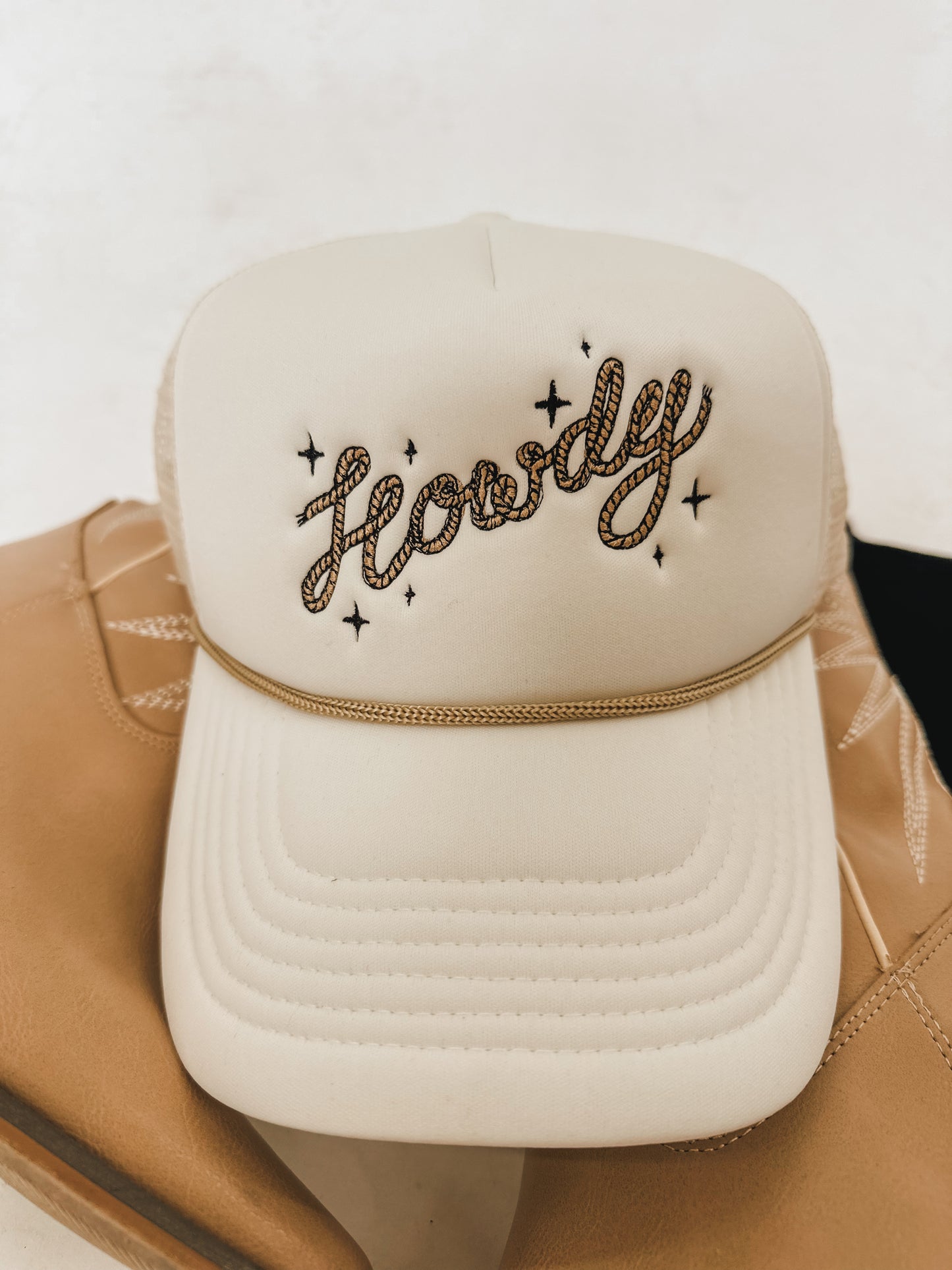 Howdy Roped Trucker Hat