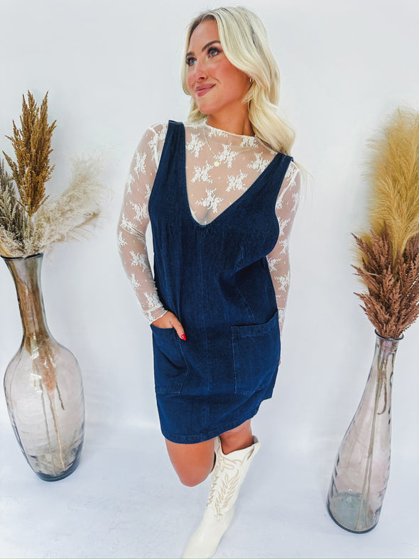 Way Maker Denim Dress