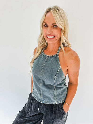 Bryce Denim Top