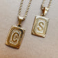 Letter Tag Necklace