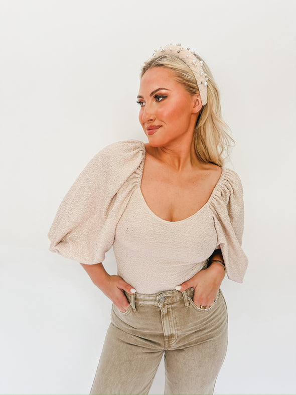 Glimmer Bodysuit Top