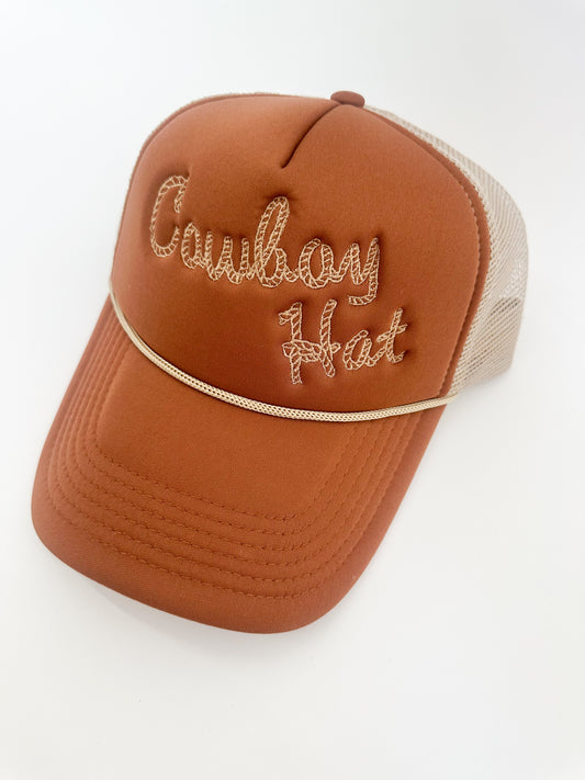 Cowboy Hat Trucker hat