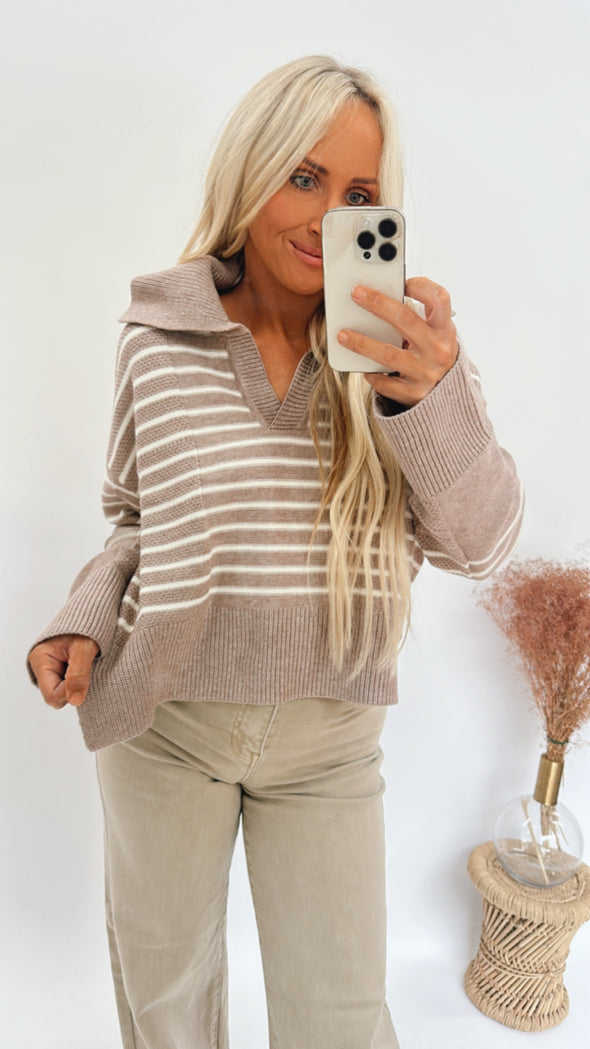 Timber Collard Sweater
