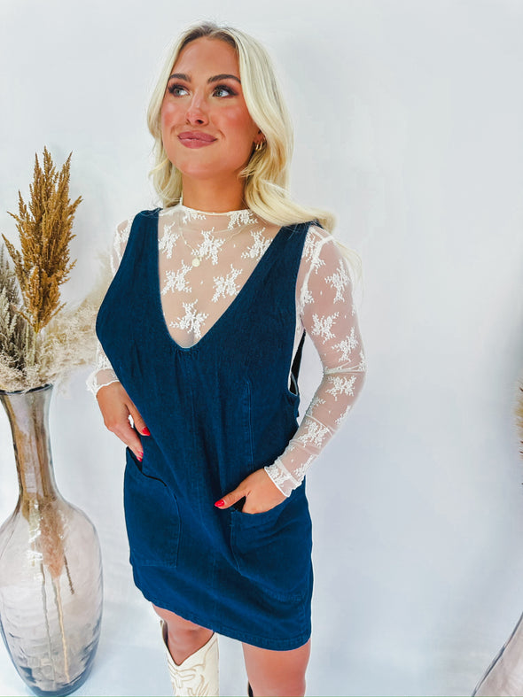 Way Maker Denim Dress