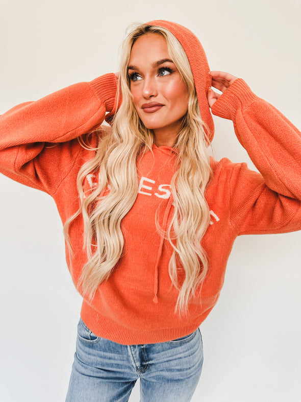 Tennessee Hooded Knit Sweater