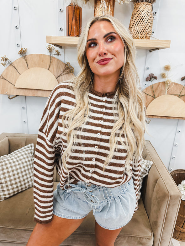 Be Golden Cardigan Top
