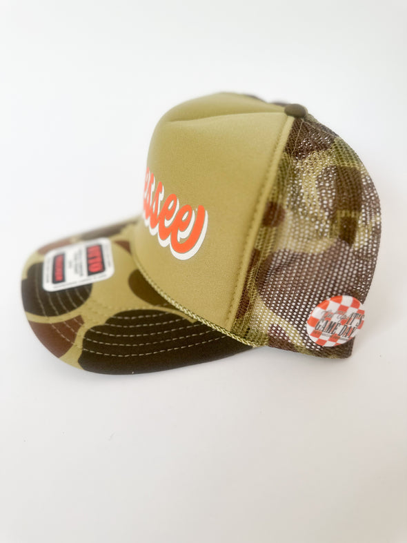 Tennessee Camo Trucker Hat