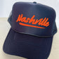 Navy Nashville Trucker hat