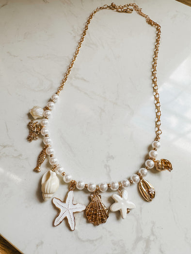 Seashell Charm Necklace